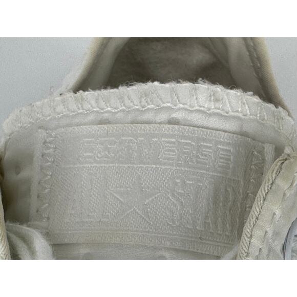 Converse Ctas Neoprene O White Black Low Top Quilted Sneakers 9 - Picture 9 of 11